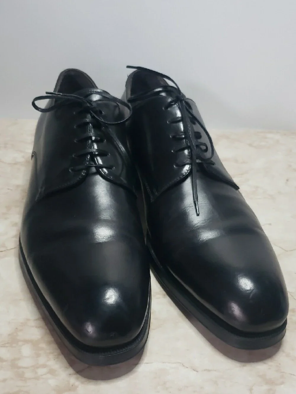 Too Boot NY Men's Black Leather Lace-Up Dress Shoes 12
